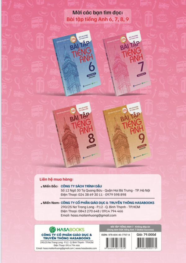 Bài Tập Tiếng Anh lớp 7 theo SGK Global Success (Không Đáp Án) - Ảnh 7