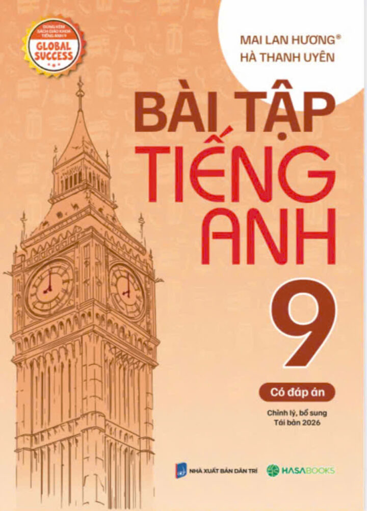 BT Tiếng Anh lớp 9 theo SGK Global Success (Có đáp án)