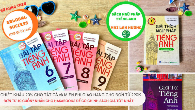 Giảm 20% Sách Tiếng Anh Mai Lan Hương