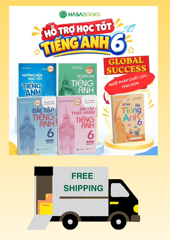 Combo 5 sách bài tập Trọn bộ học tốt Tiếng Anh lớp 6 Global Success