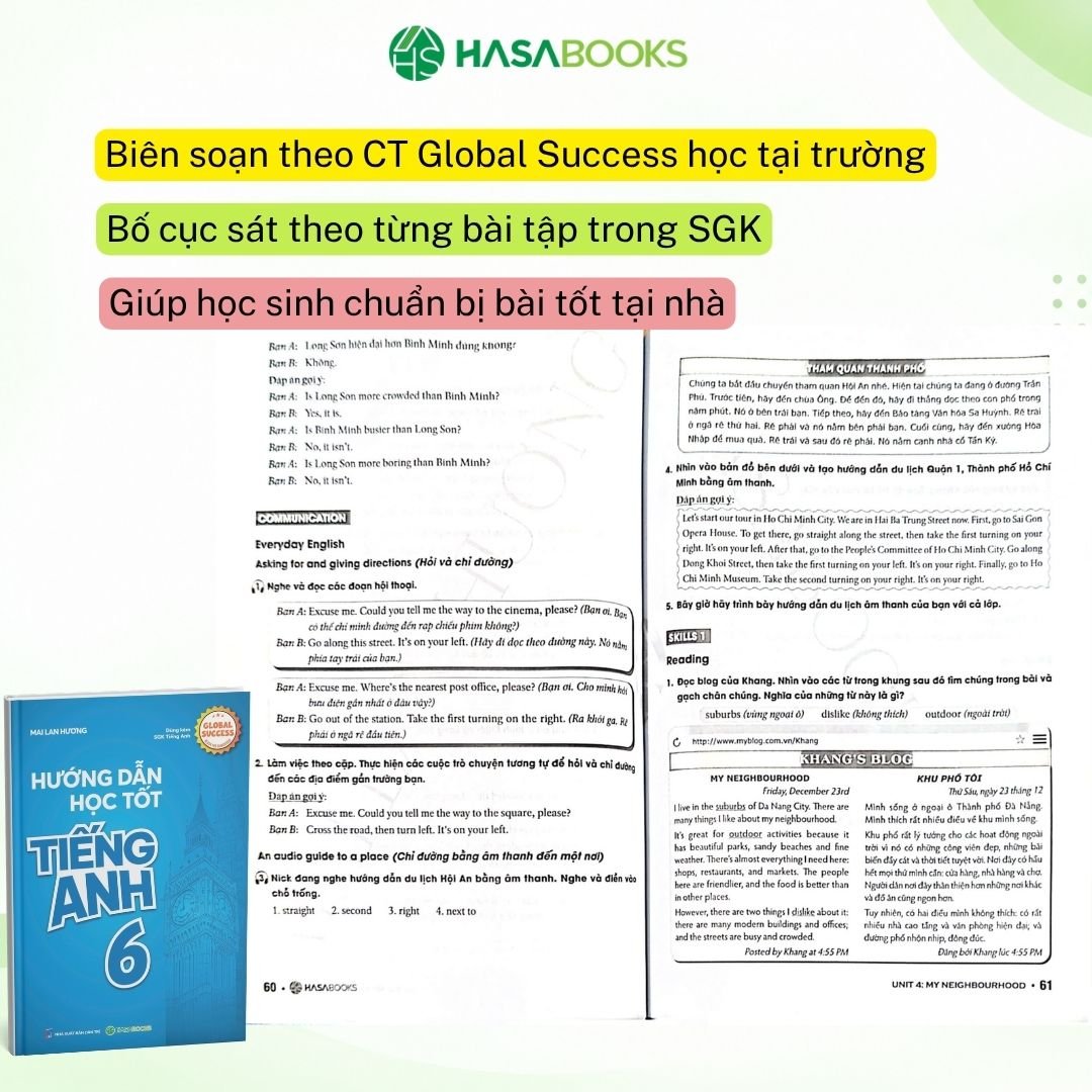 Combo 5 sách bài tập Trọn bộ học tốt Tiếng Anh lớp 6 Global Success - Ảnh 4